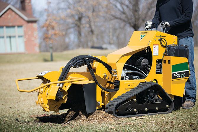 VERMEER SC30TX STUMP GRINDER ON A TRAILER | One stop hire gc